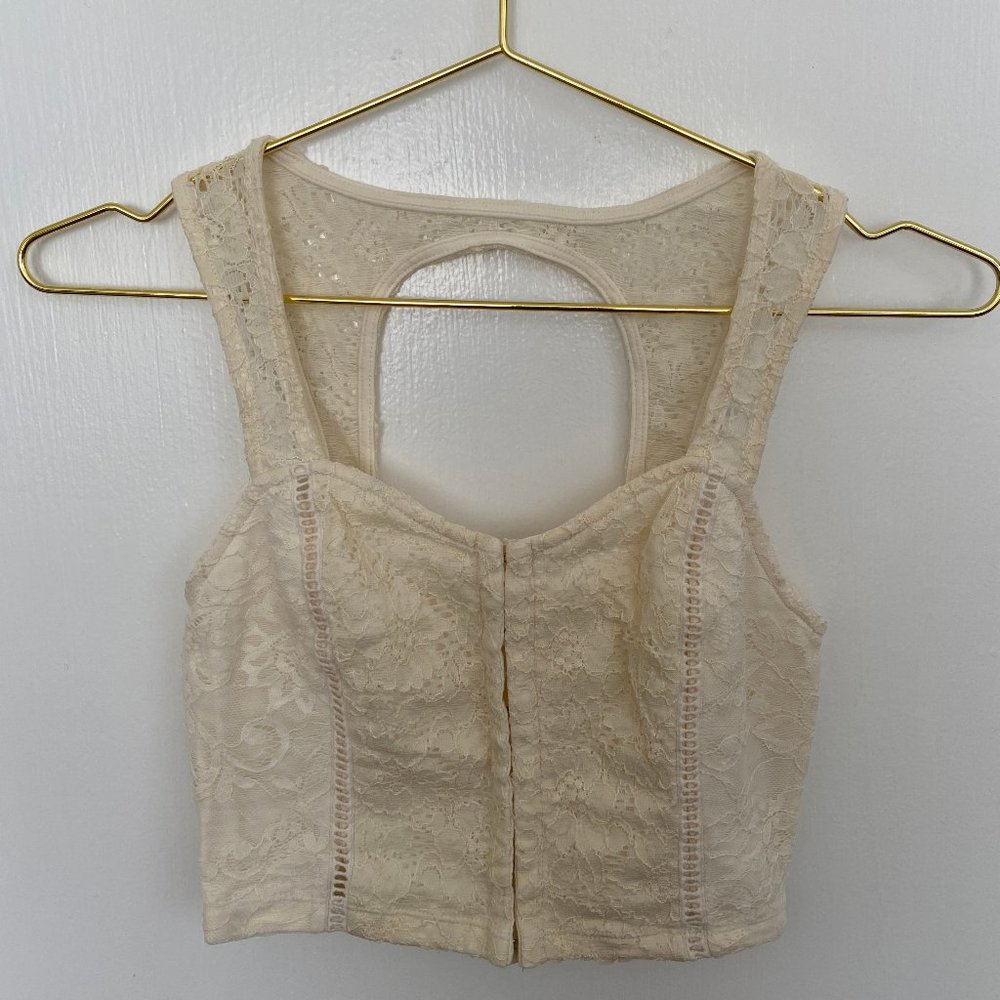 Urban Outfitters Kimchi Blue Lace Crop Top